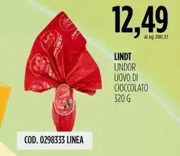 Carico Cash & Carry Lindt lindor uovo di cioccolato offerta