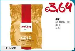 Carico Cash & Carry Coati gold prosciutto cotto offerta