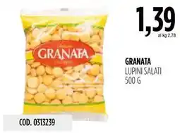 Carico Cash & Carry Granata lupini salati offerta