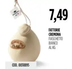 Carico Cash & Carry Fattorie cremona fiaschetto bianco offerta