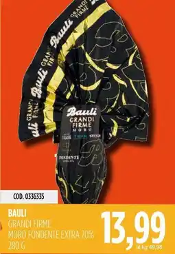 Carico Cash & Carry Bauli grandi firme moro fondente extra 70% offerta