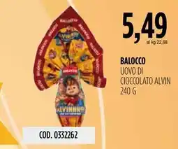 Carico Cash & Carry Balocco uovo di cioccolato alvin offerta