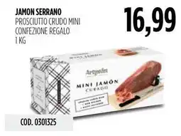 Carico Cash & Carry Jamon serrano prosciutto crudo mini confezione regalo offerta