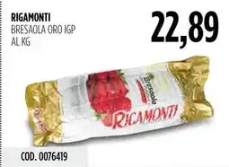 Carico Cash & Carry Rigamonti bresaola oro igp offerta