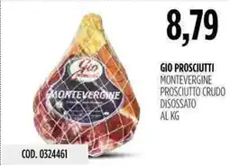 Carico Cash & Carry Gio prosciutti montevergine prosciutto crudo disossato offerta