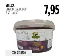 Carico Cash & Carry Velleca olive di gaeta dop offerta