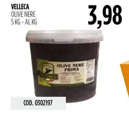 Carico Cash & Carry Velleca olive nere offerta