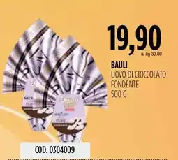 Carico Cash & Carry Bauli uovo di cioccolato fondente offerta