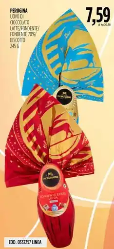 Carico Cash & Carry Perugina uovo di cioccolato latte/fondente/ fondente 70%/ biscotto offerta