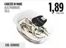 Carico Cash & Carry Carezze di mare alici marinate offerta