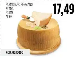 Carico Cash & Carry Parmigiano reggiano 24 mesi forme offerta