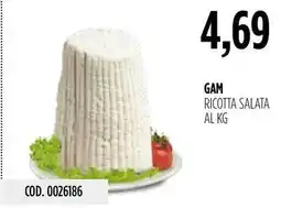 Carico Cash & Carry Gam ricotta salata offerta