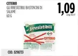 Carico Cash & Carry Citterio gli irresistibili bastoncini di salame offerta