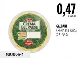 Carico Cash & Carry Galbani crema bel paese offerta