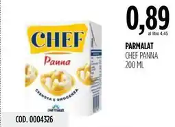 Carico Cash & Carry Parmalat chef panna offerta