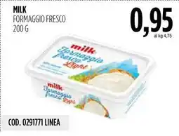 Carico Cash & Carry Milk formaggio fresco offerta