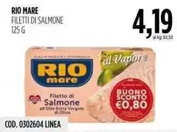 Carico Cash & Carry Rio mare filetti di salmone offerta