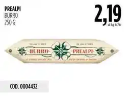 Carico Cash & Carry Prealpi burro offerta