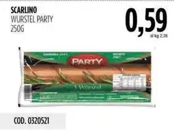 Carico Cash & Carry Scarlino wurstel party offerta