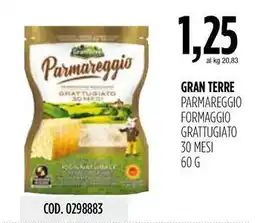 Carico Cash & Carry Gran terre parmareggio formaggio grattugiato offerta