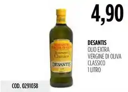 Carico Cash & Carry Desantis olio extra vergine di oliva classico offerta