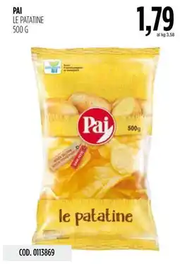 Carico Cash & Carry Pai le patatine offerta