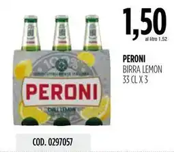 Carico Cash & Carry Peroni birra lemon offerta