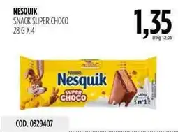 Carico Cash & Carry Nesquik snack super choco offerta