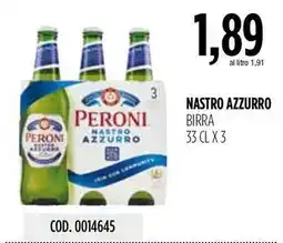 Carico Cash & Carry Nastro azzurro birra offerta