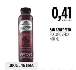 Carico Cash & Carry San benedetto succoso zero offerta