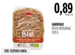 Carico Cash & Carry Garofalo pasta integrale offerta
