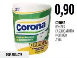 Carico Cash & Carry Corona bomber l'asciugatutto multiuso offerta