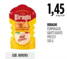 Carico Cash & Carry Biraghi formaggio grattugiato fresco offerta