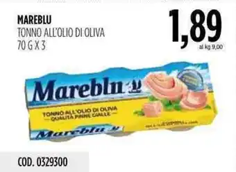 Carico Cash & Carry Mareblu tonno all'olio di oliva offerta