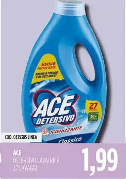 Carico Cash & Carry Ace detersivo lavatrice offerta