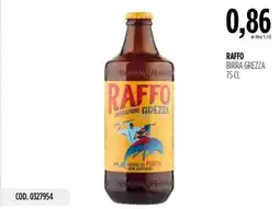 Carico Cash & Carry Raffo birra grezza offerta