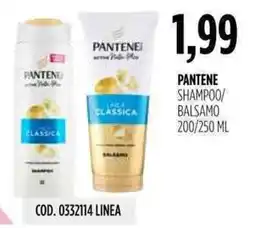 Carico Cash & Carry Pantene shampoo/ balsamo offerta