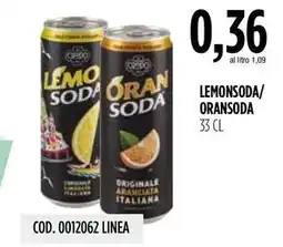 Carico Cash & Carry Lemonsoda/ oransoda offerta