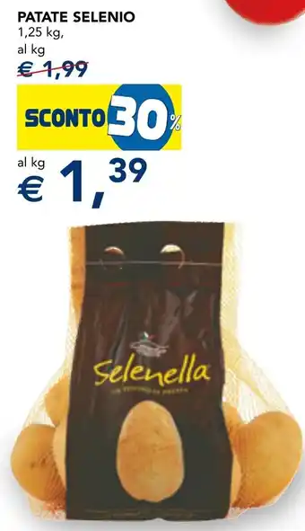 Esselunga Patate selenio offerta