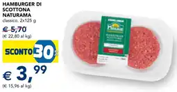 Esselunga Hamburger di scottona naturama offerta