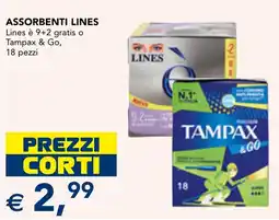 Esselunga Assorbenti lines offerta