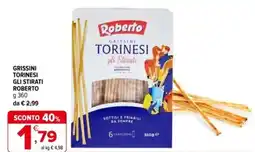 Iperal Grissini torinesi gli stirati ROBERTO offerta