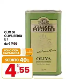 Iperal Olio di oliva BERIO offerta