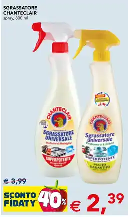 Esselunga Sgrassatore chanteclair offerta