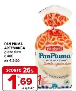 Iperal Pan piuma ARTEBIANCA offerta