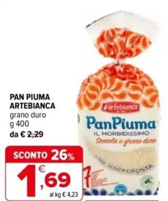 Iperal Pan piuma ARTEBIANCA offerta