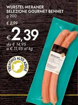 Bennet Wurstel meraner SELEZIONE GOURMET BENNET offerta