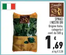 Conad Spinaci I NOSTRI ORI offerta