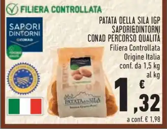 Conad PATATA DELLA SILA IGP SAPORI&DINTORNI CONAD PERCORSO QUALITÀ offerta