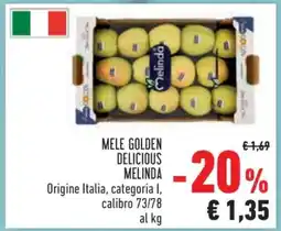 Conad Mele Golden Delicious Melinda offerta